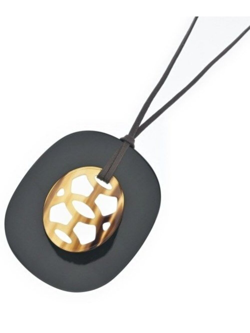 Hermes Buffalo Bone Necklace